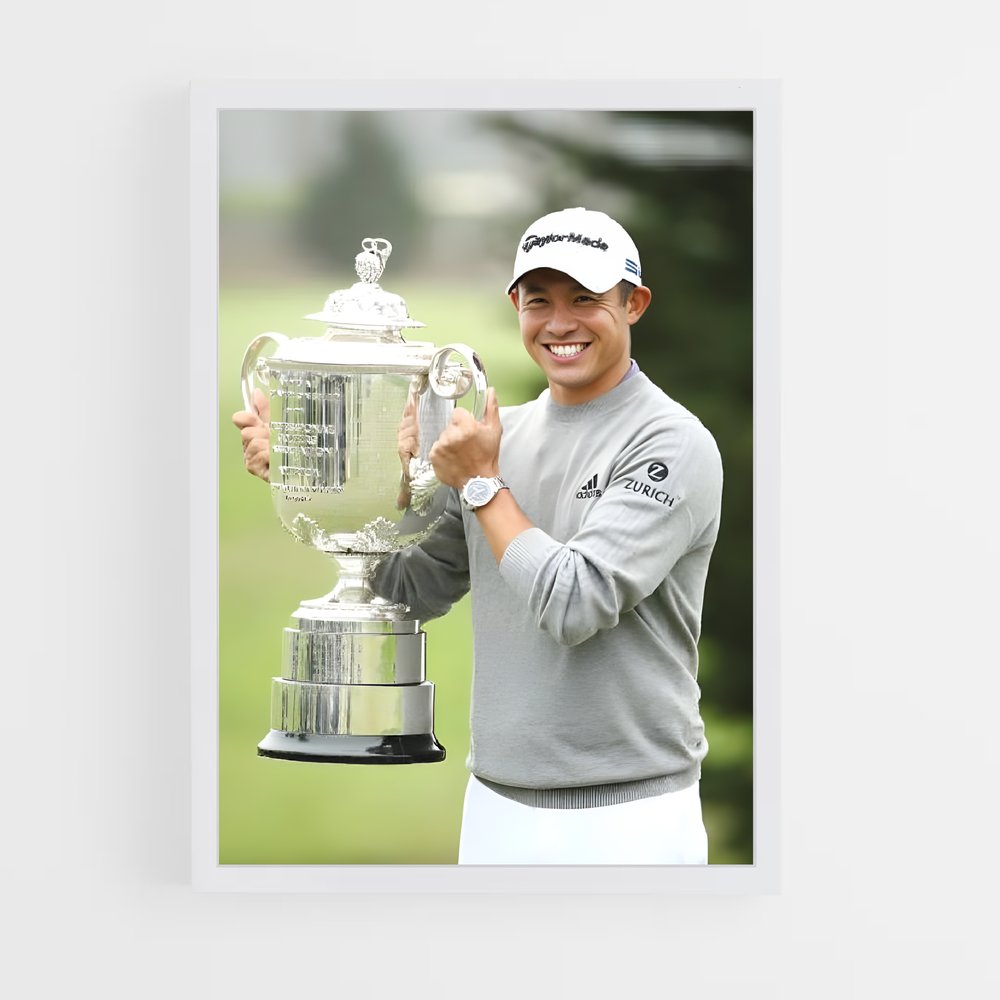 Poster Trophée de Morikawa – affiche Golf (vue 3)